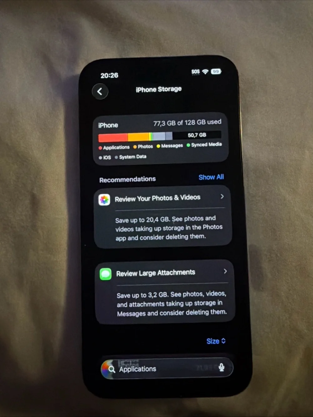 Apple iPhone 13 Pro - Light Blue Back with Black Camera Rings